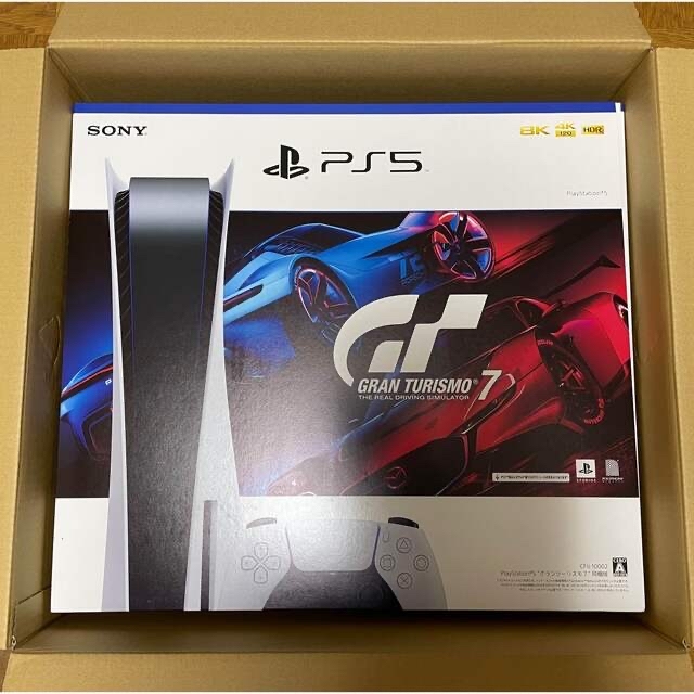 『5年保証』 SONY PlayStation5グランツーリスモ7同梱版 PS5 新品未開封 【値下げ】 - 家庭用ゲーム機本体