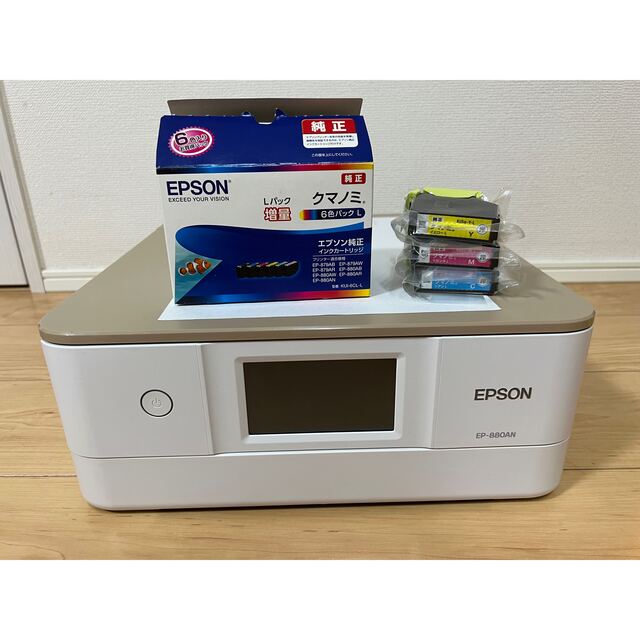 EPSON(エプソン)のEPSON プリンター EP-880AN ジャンク品 スマホ/家電/カメラのPC/タブレット(PC周辺機器)の商品写真