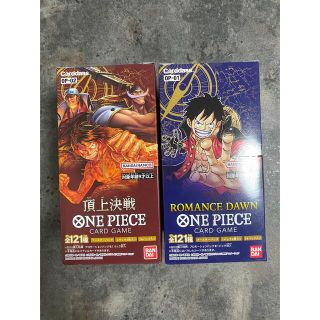 バンダイ(BANDAI)のワンピースカード　ROMANCE DAWN 頂上決戦 1BOX 新品未開封(Box/デッキ/パック)