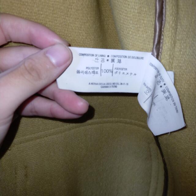 Gloverall(グローバーオール)のgloverallマスタード　ダッフルコート　フード付き レディースのジャケット/アウター(ダッフルコート)の商品写真