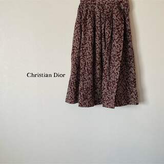 正規品 Christian Dior トロッター 総柄 ラインストーン スカート ひざ丈スカート 2017春の新作