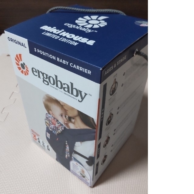 Ergobaby(エルゴベビー)のエルゴベビー・ベビーキャリア　MIKIHOUSE限定モデル キッズ/ベビー/マタニティの外出/移動用品(抱っこひも/おんぶひも)の商品写真