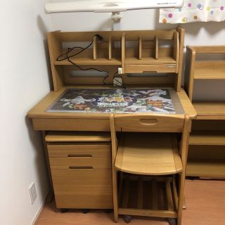 学習机セット(ヒカリサンデスク)の通販 by ばにぶに's shop|ラクマ