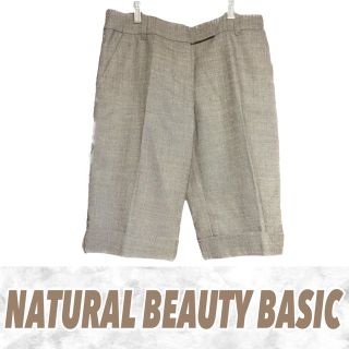 ナチュラルビューティーベーシック(NATURAL BEAUTY BASIC)のNATURAL BEAUTY BASIC　ハーフパンツ オフィスカジュアル M(ハーフパンツ)