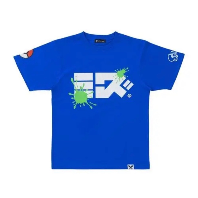 【新品・即日発送】スプラトゥーン　ポケモン　コラボ　Tシャツ　ミズ　Lサイズ 4