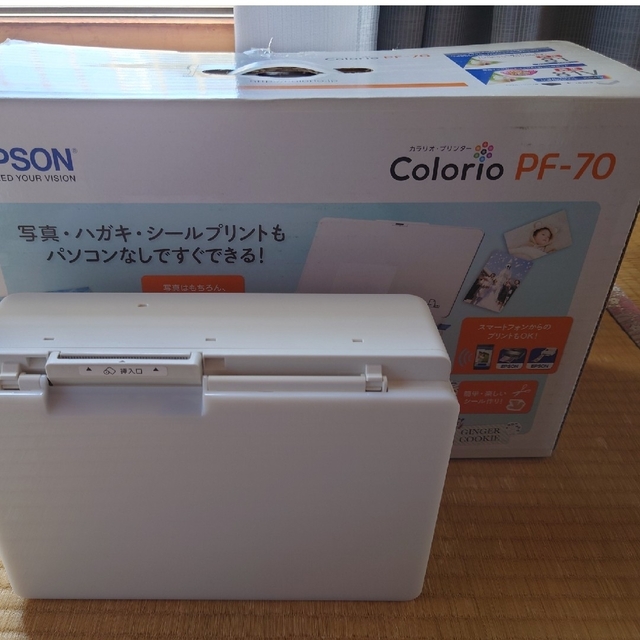 EPSON(エプソン)のEPSON コンパクトプリンター PF-70 スマホ/家電/カメラのPC/タブレット(PC周辺機器)の商品写真