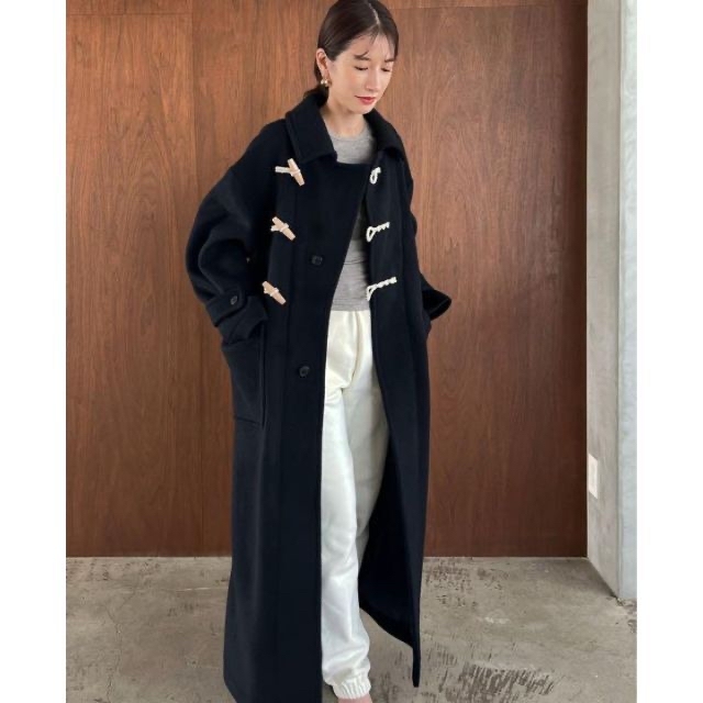 CLANE　OVER MAXI DUFFLE COAT　ネイビー