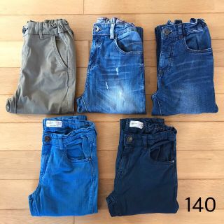 ザラキッズ(ZARA KIDS)のZARA KIDS ザラ キッズ パンツ デニム 5点セット 140cm まとめ(パンツ/スパッツ)