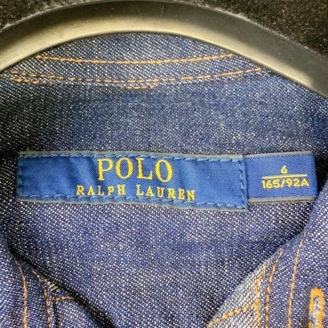 POLO RALPH LAUREN デニムロングワンピース ベルト付 Lサイズ