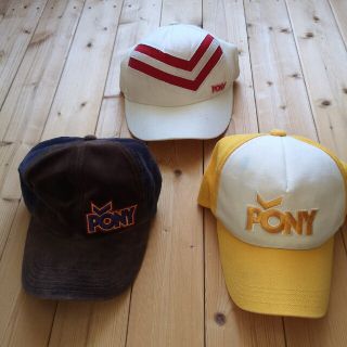 ポニー(PONY)のPONY キャップ3つセット(キャップ)