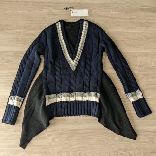 サカイ(sacai)のサカイ sacai ニット サイズ2 ネイビー系(ニット/セーター)