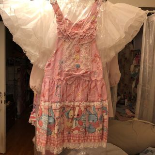 アンジェリックプリティー(Angelic Pretty)のMelody TOYS 新品 Angelic Pretty サロペット(ひざ丈ワンピース)