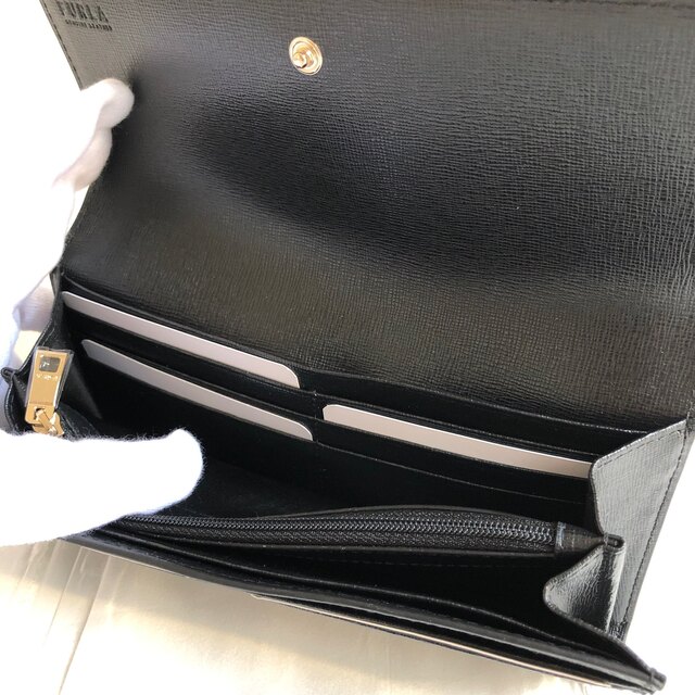 付属品全て有り★新品 FURLA 2022年秋冬 バビロン 長財布 NERO