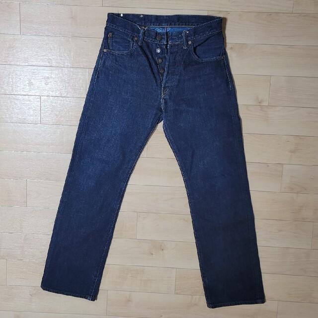 値下げ】桃太郎JEANS ジーパン 胴丹クラシックストレート(ボタンフライ
