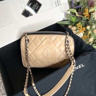 シャネル(CHANEL)の【TA様専用】CHANEL バイカラー カメラバッグ チェーンショルダー(ショルダーバッグ)