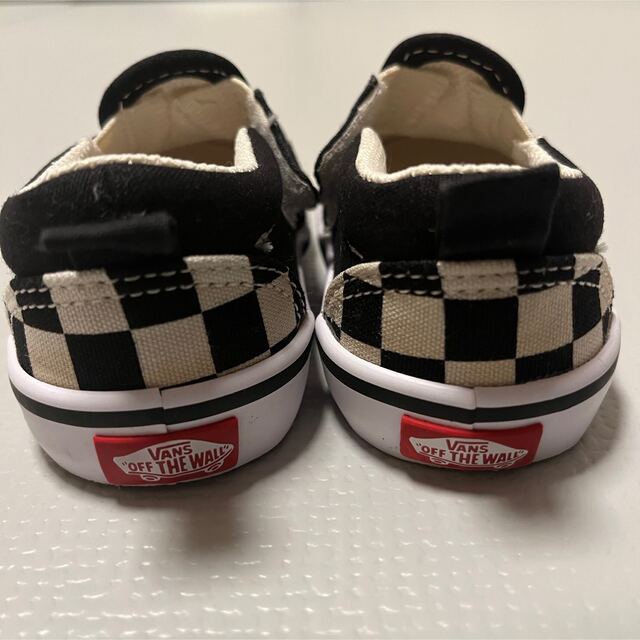 VANS(ヴァンズ)の美品 VANS 12.5cm チェッカー スリッポン バンズ ベビー キッズ/ベビー/マタニティのベビー靴/シューズ(~14cm)(スリッポン)の商品写真