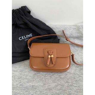 CELINE キャメル　タッセルショルダーバッグ