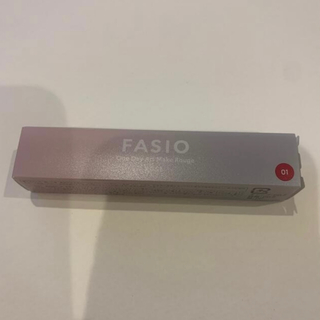 ファシオ(Fasio)の新品/匿名発送！ファシオ ワンデイアートメイクルージュ 01(口紅)