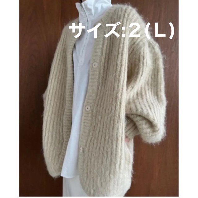 【新品】CLANE COLOR MOHAIR SHAGGY CARDIGAN