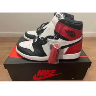 ナイキ(NIKE)のAIR JORDAN1 つま黒 Black Toe 2016 28cm 黒タグ付(スニーカー)