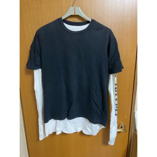 マルタンマルジェラ(Maison Martin Margiela)のWings and horns重ね着カットソー(Tシャツ/カットソー(七分/長袖))