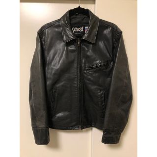 ショット(schott)のschott ショット　シングルレザージャケット　USA製サイズ　38(レザージャケット)