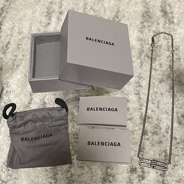 BALENCIAGA バレンシアガ BB ICON ネックレス シルバー vimaseguridad.com