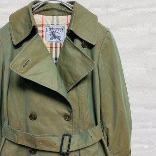 M/G 【バーバリーロンドン】ショート丈ウールコート カシミヤ (M)ノバ