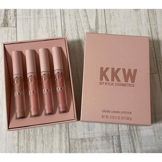 KKW KylieCosmetics クリームリキッドリップセット