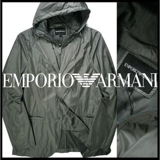 エンポリオアルマーニ(Emporio Armani)の新品 ARMANI エンポリオ アルマーニ 撥水テーラードパーカージャケット48(テーラードジャケット)