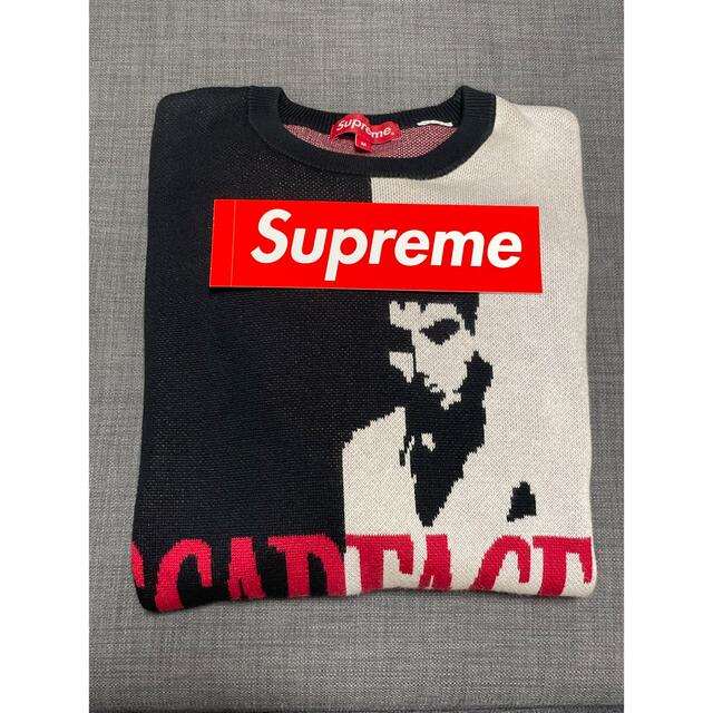 キムタク私物 supreme scarface sweater セーター XL-