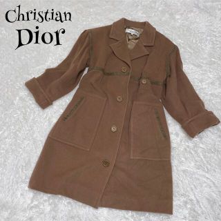 ディオール(Christian Dior) ロングコート(レディース)（ウール）の