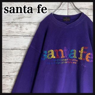 サンタフェ(Santafe)の【激レア】santafe カラフル 刺繍ロゴ 入手困難 90s スウェット 希少(スウェット)