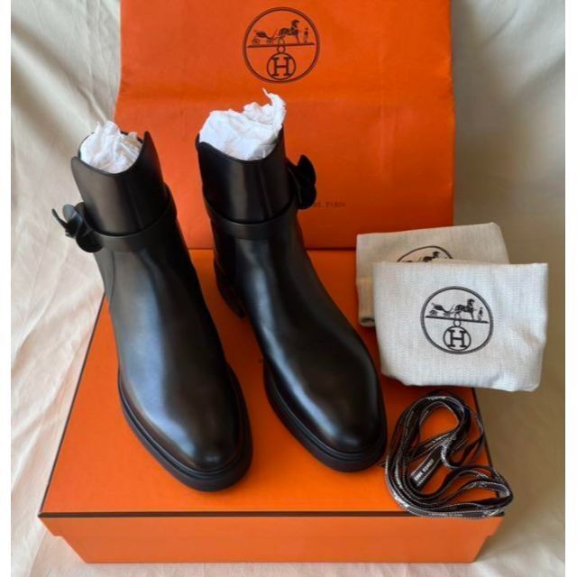 新品未使用】最終価格❗️HERMES アンクルショートブーツ サイズ42