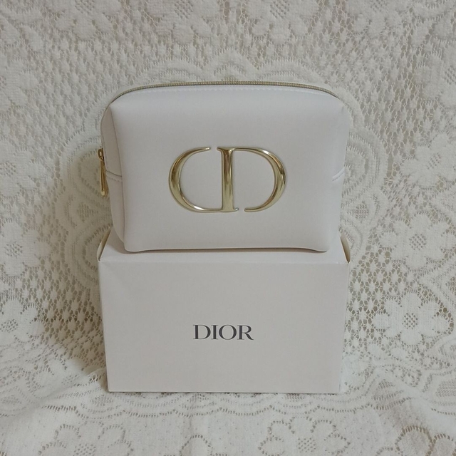 Christian Dior - 新品未使用 ディオール ノベルティ ポーチ ホワイト