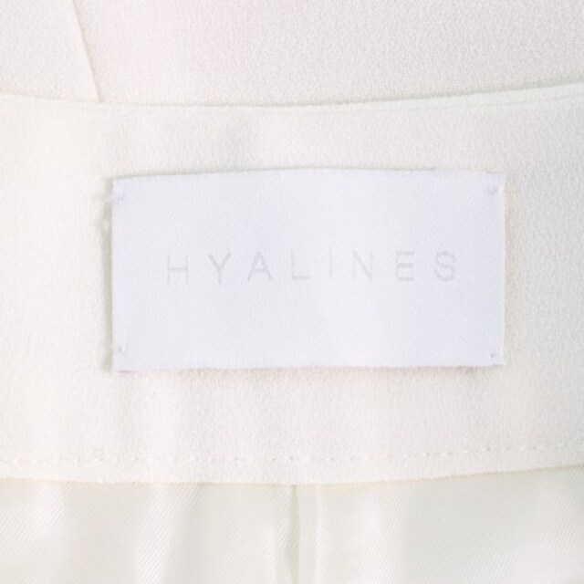 HYALINES / ハイアリン | レース刺繡 センタープレス タックパンツ | 36 | ネイビー | レディース