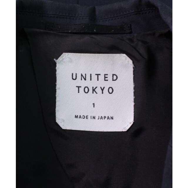 UNITED TOKYO(ユナイテッドトウキョウ)のUNITED TOKYO テーラードジャケット 1(S位) 紺 【古着】【中古】 メンズのジャケット/アウター(テーラードジャケット)の商品写真