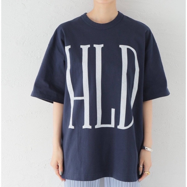 holiday(ホリデイ)のHOLIDAY SUPER FINE DRY T-SHIRT ネイビー レディースのトップス(Tシャツ(半袖/袖なし))の商品写真