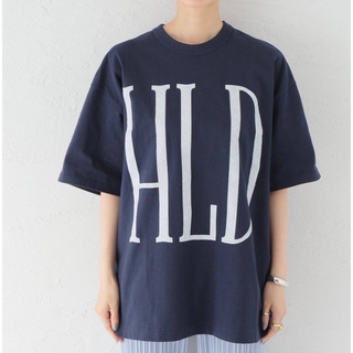 ホリデイ(holiday)のHOLIDAY SUPER FINE DRY T-SHIRT ネイビー(Tシャツ(半袖/袖なし))