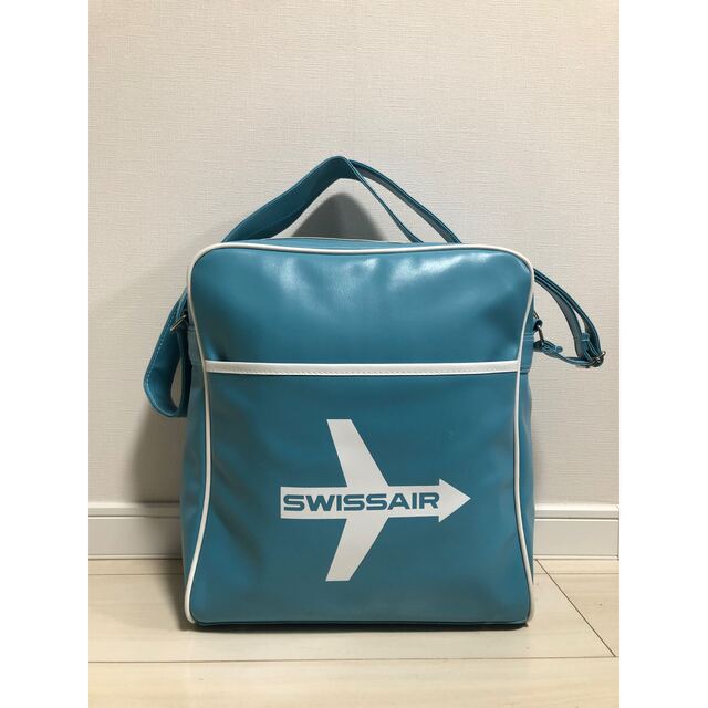スイス航空　エアラインバッグ　メッセンジャーバッグ　ショルダーバッグ　スイスエア メンズのバッグ(メッセンジャーバッグ)の商品写真