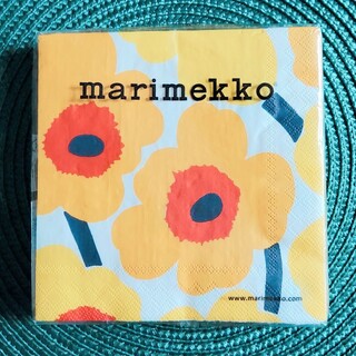 marimekko - 未開封 マリメッコ ペーパーナプキン ウニッコ (イエロー) デコパージュ