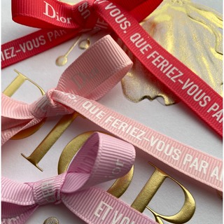 ディオール(Dior)のミスディオール　限定おりぼん　３本set 各2m計6m(ラッピング/包装)