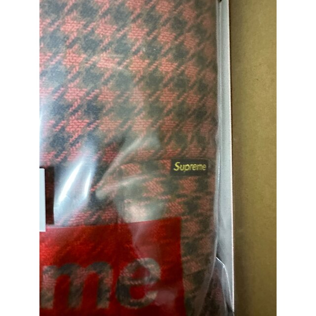 Supreme Houndstooth Flannel Hooded Shirt