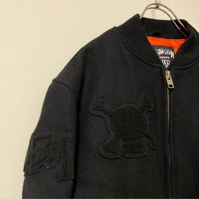 STUSSY(ステューシー)の【激レア】USA製 00's STUSSY ステューシー MA1 ブルゾン L メンズのジャケット/アウター(ブルゾン)の商品写真