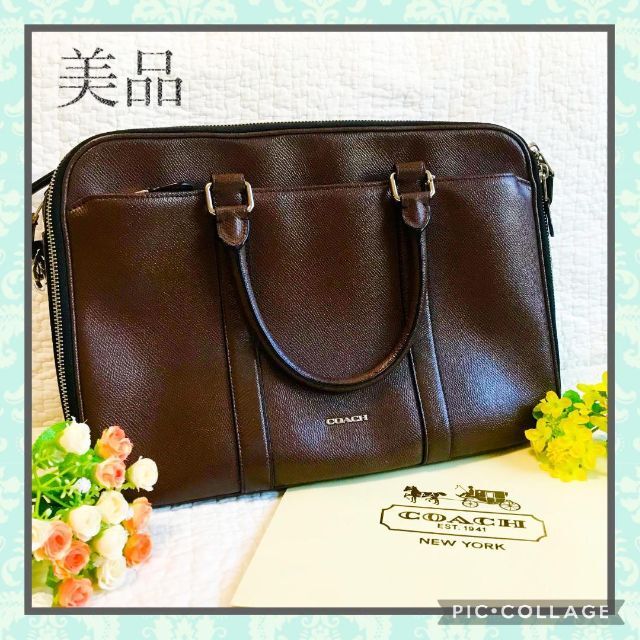 美品✨COACH ショルダーバッグ ハンドバッグ 2way レザー 革　ブラック