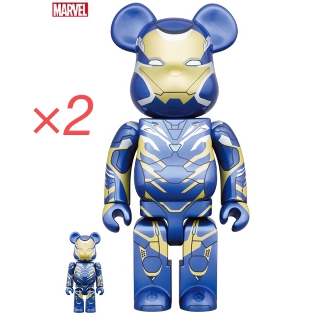 BE@RBRICK IRON MAN RESCUE SUIT 100％&400％