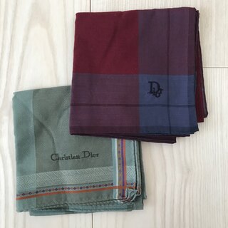 ディオール(Christian Dior) ポケットチーフ/ハンカチ(メンズ)の通販 