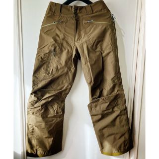 パタゴニア(patagonia)のPatagonia GORE-TEXパウダーボウルパンツ　オリーブ　MENS S(ウエア/装備)