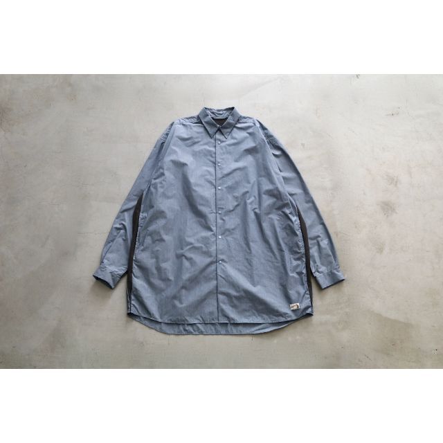 1LDK SELECT(ワンエルディーケーセレクト)のROKX La Ligne Grise　Over Long shirts メンズのトップス(シャツ)の商品写真