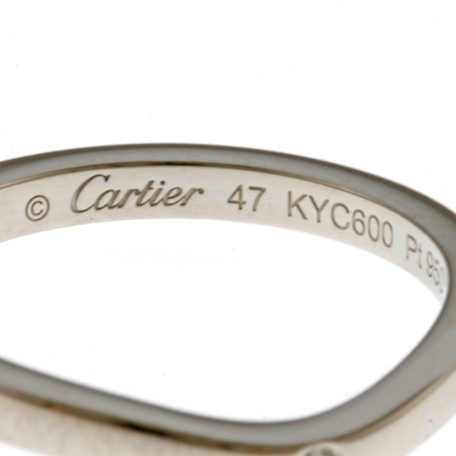カルティエ CARTIER リング・指輪 7号 Pt950プラチナ ダイヤモンド 7